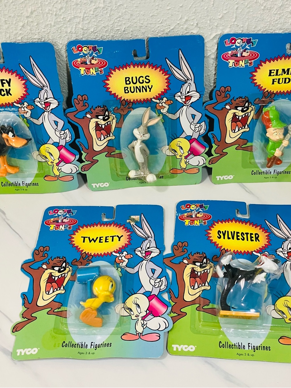1994 Tyco Looney Tunes Collectible Figurines Lot Of 5 (NIB)